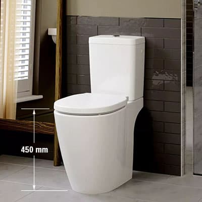 Ideal Standard Concept Freedom Close Coupled Comfort Height Toilet