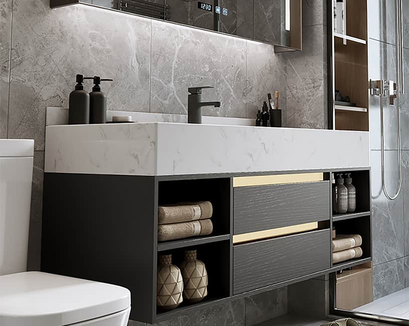 Zest Up Your Bathroom with these Wall Hung Vanity Units